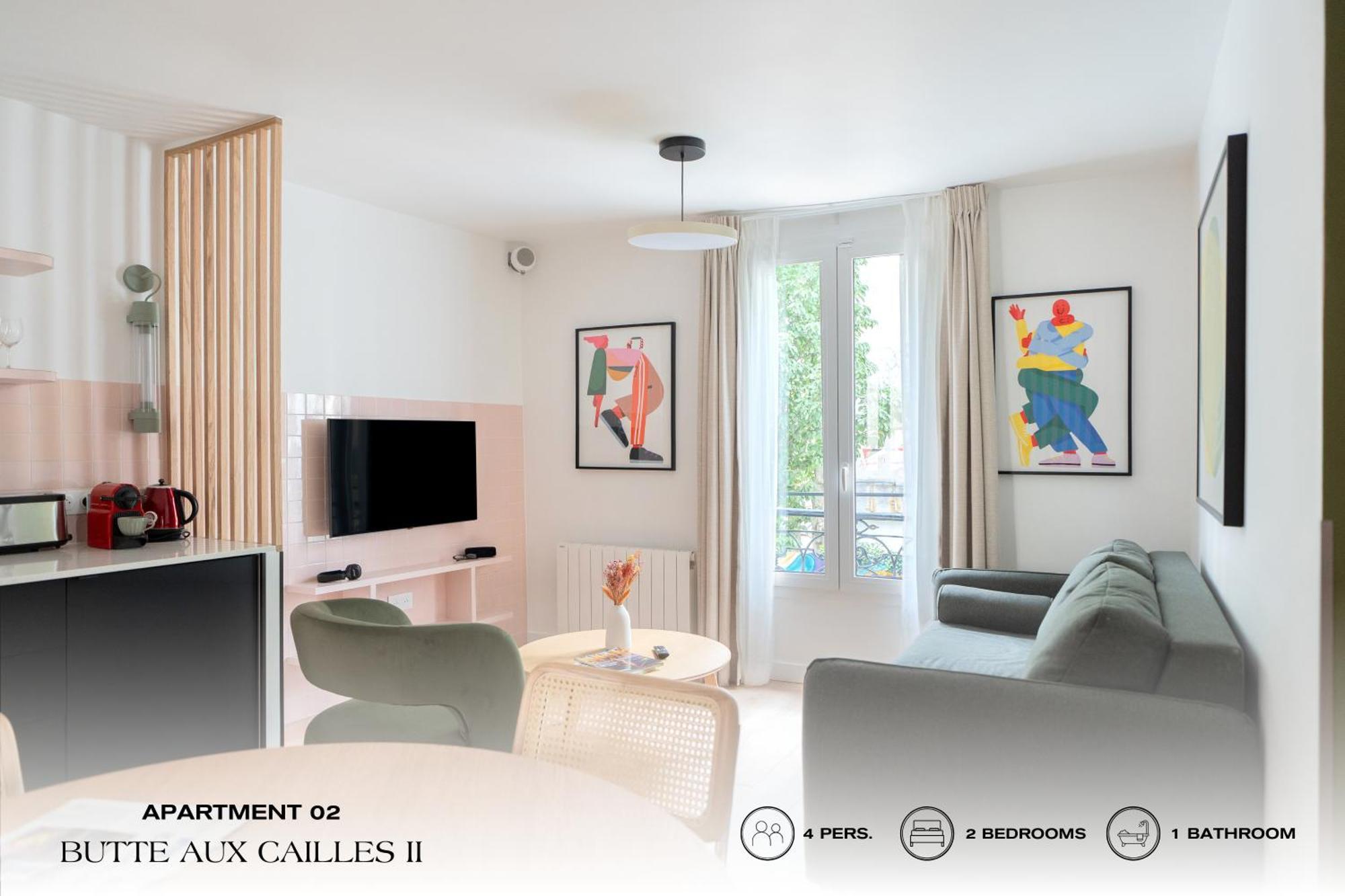 Apartmán Beauquartier - Butte Aux Cailles II Paříž Exteriér fotografie