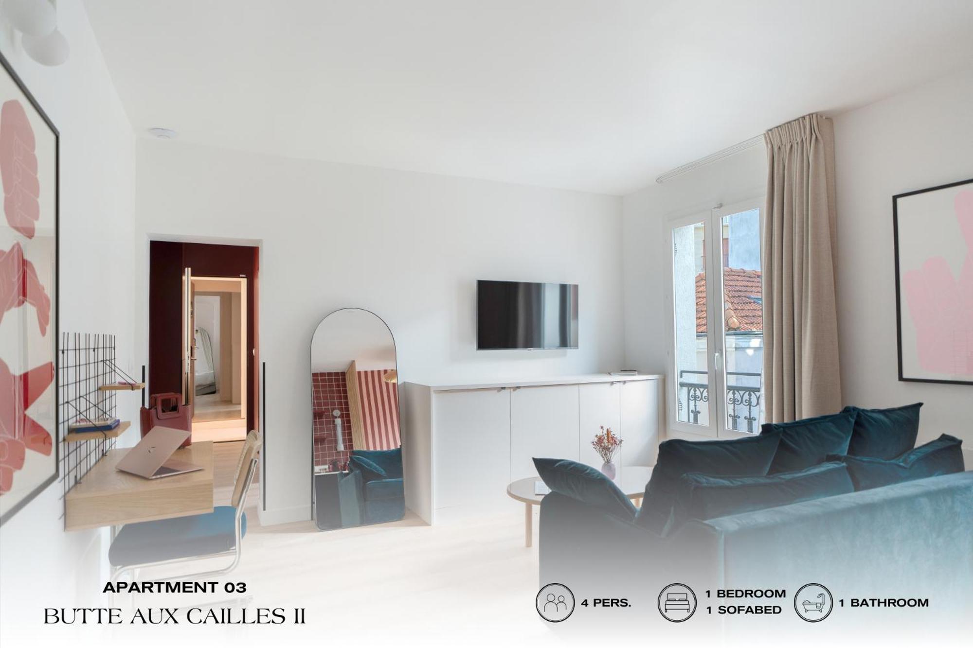 Apartmán Beauquartier - Butte Aux Cailles II Paříž Exteriér fotografie