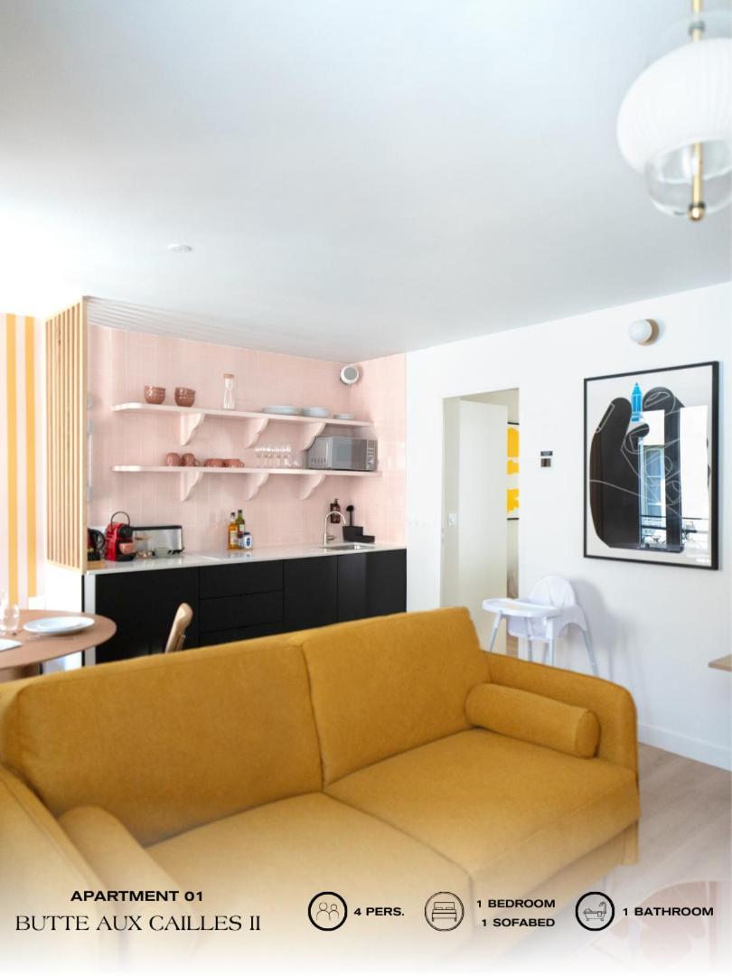 Apartmán Beauquartier - Butte Aux Cailles II Paříž Exteriér fotografie