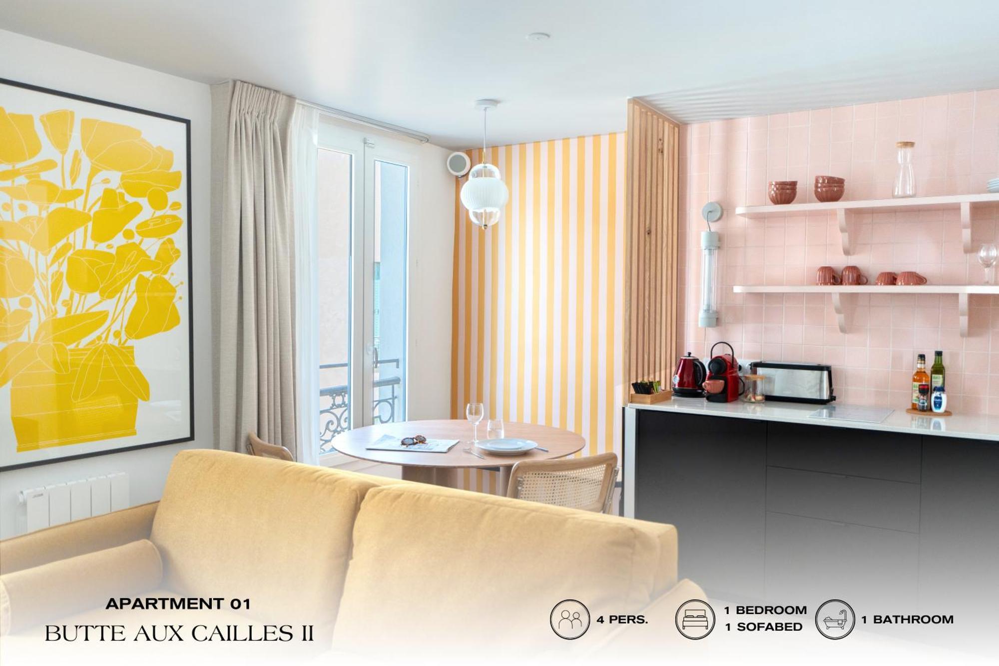 Apartmán Beauquartier - Butte Aux Cailles II Paříž Exteriér fotografie