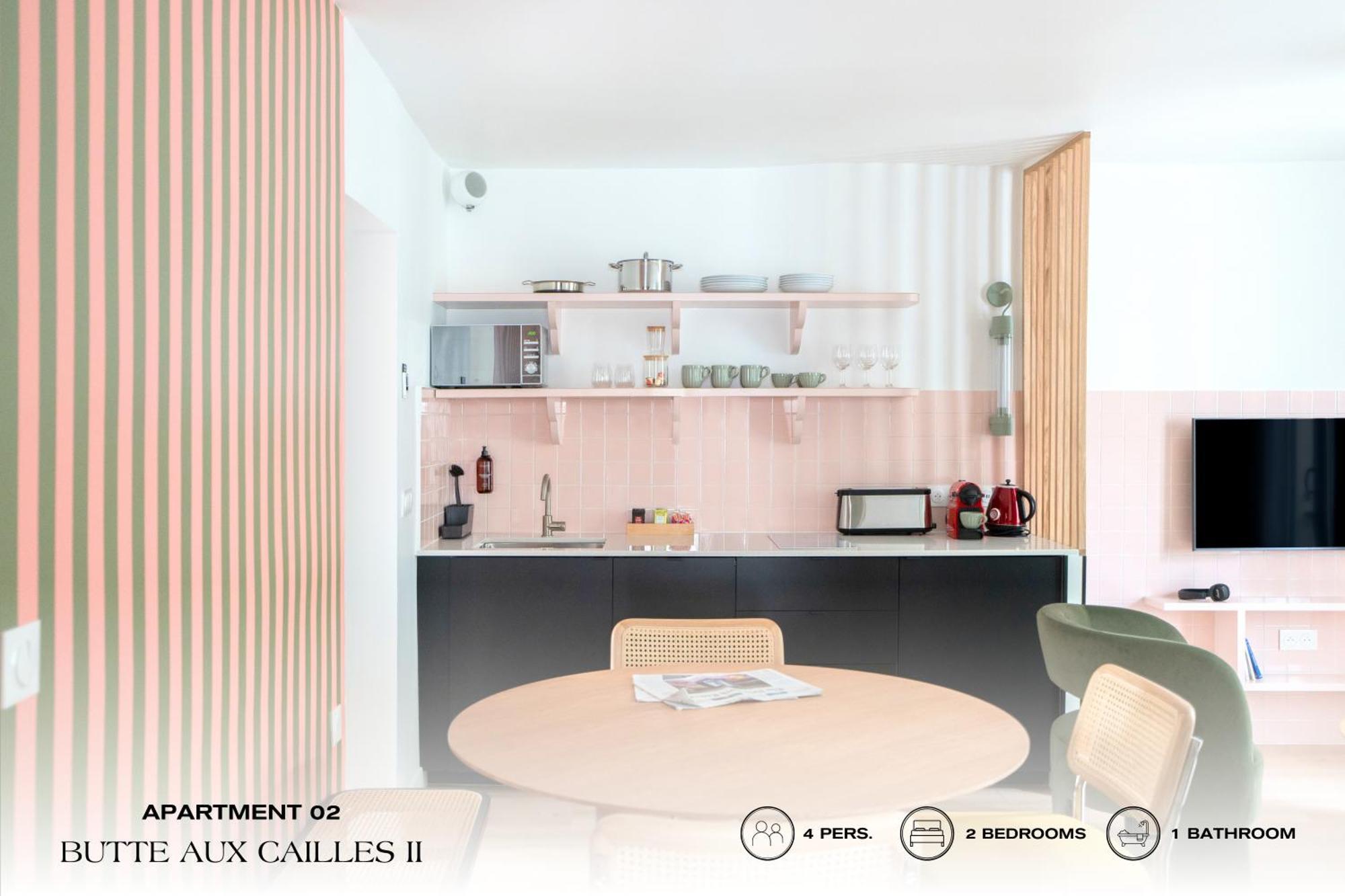 Apartmán Beauquartier - Butte Aux Cailles II Paříž Exteriér fotografie