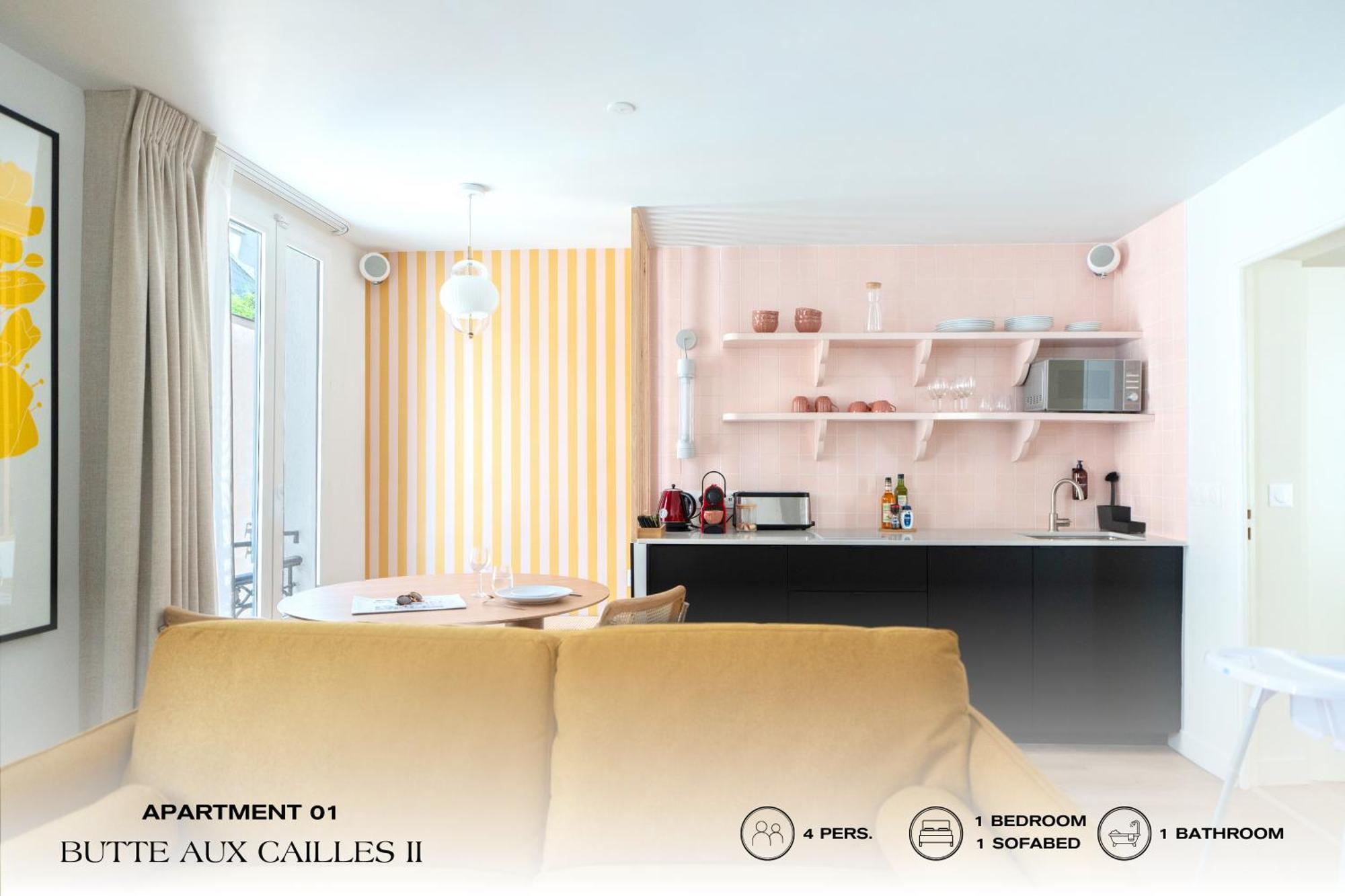 Apartmán Beauquartier - Butte Aux Cailles II Paříž Exteriér fotografie